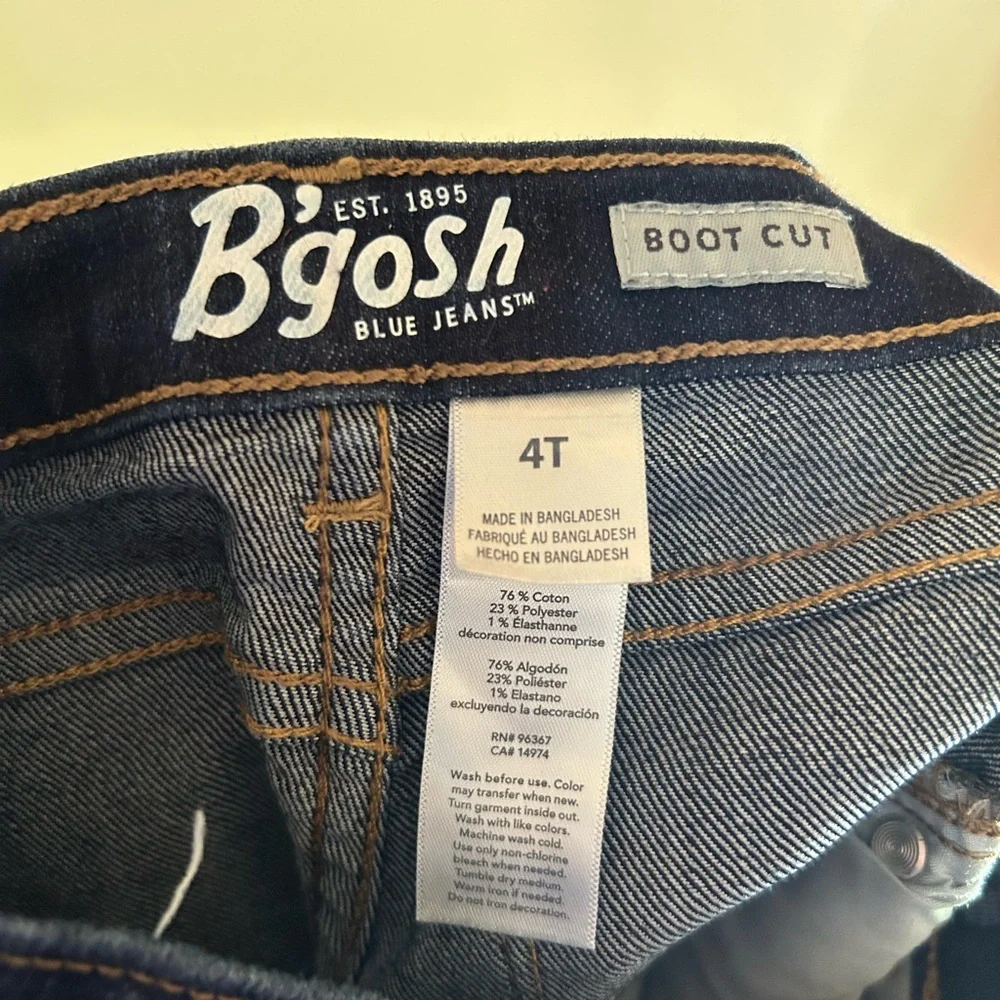 Oshkosh B’gosh Bootcut Jeans | Girl Size 4T | Classic Dark Wash